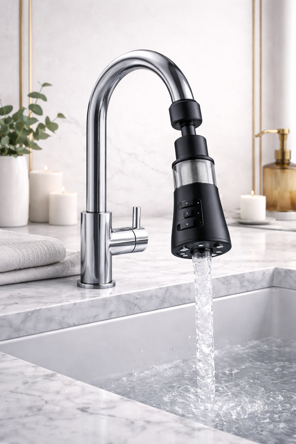 Steel Filtered Faucet